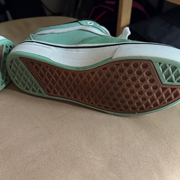 Vans Mint Green Kyle Walker Sneakers with White Accents - Picture 2 of 5
